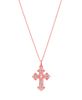 Diamond cross necklace