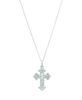 Diamond cross necklace