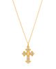 Diamond cross necklace