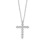Diamond cross necklace