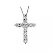 Diamond cross necklace