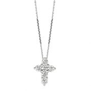 Diamond cross necklace