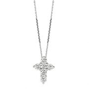 Diamond cross necklace