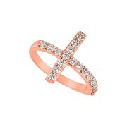 Diamond cross ring