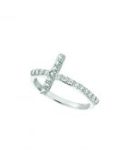 Diamond cross ring