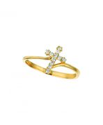 Diamond cross ring