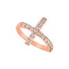 Diamond cross ring