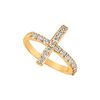 Diamond cross ring