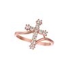Diamond cross ring