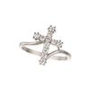 Diamond cross ring