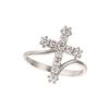 Diamond cross ring