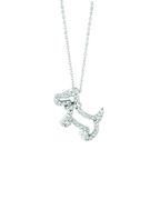 Diamond dog necklace