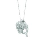 Diamond dolphin necklace