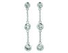 Diamond drop earrings