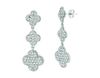 Diamond drop earrings