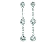 Diamond drop earrings