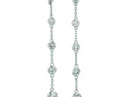Diamond drop earrings