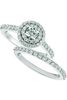 Diamond engagement ring - set