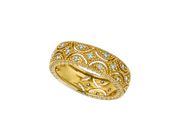 Diamond Eternity Band, 14K Yellow Gold Ring