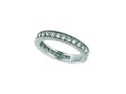 Diamond Eternity Band Ring White Gold