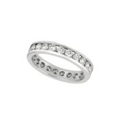Diamond eternity channel band