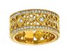 Diamond Eternity Ring Band Yellow Gold