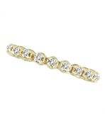 Diamond Eternity Stackable Ring, 14K Guard Ring