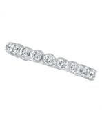 Diamond Eternity Stackable Ring, 14K Guard Ring