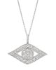 Diamond eye necklace