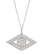 Diamond eye necklace
