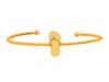 Diamond flip flop bangle