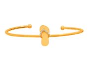 Diamond flip flop bangle