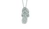 Diamond flip flop necklace