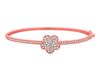 Diamond flower bangle