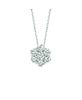 Diamond flower necklace
