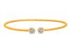 Diamond flowers bangle