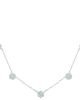 Diamond flowers necklace