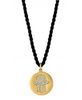 Diamond hand of god necklace