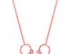 Diamond handcuff necklace