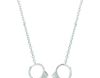 Diamond handcuff necklace