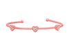 Diamond heart bangle