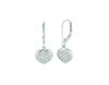 Diamond heart earrings