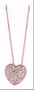 Diamond heart necklace