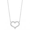 Diamond heart necklace