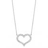Diamond heart necklace