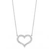 Diamond heart necklace