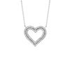 Diamond heart necklace