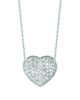 Diamond heart necklace