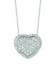 Diamond heart necklace