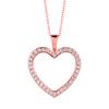 Diamond heart necklace